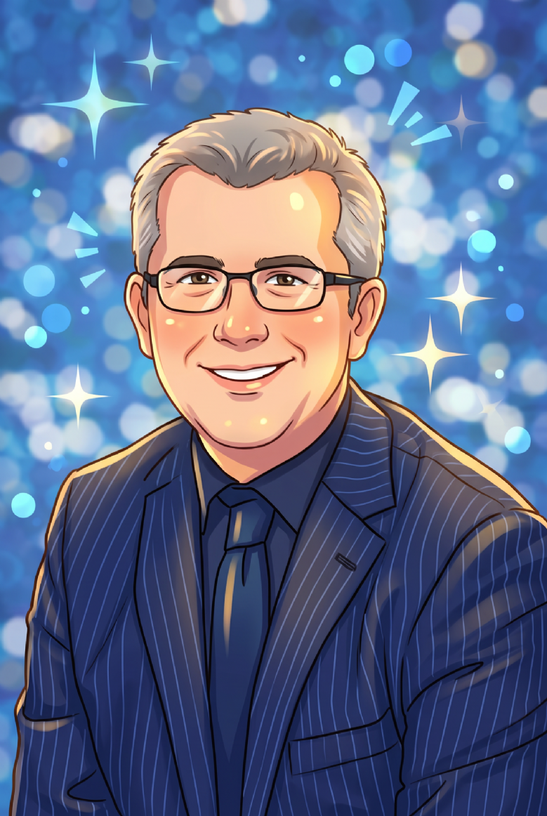 Picture of Mr McIver, Male, Glasses, Dark suit 